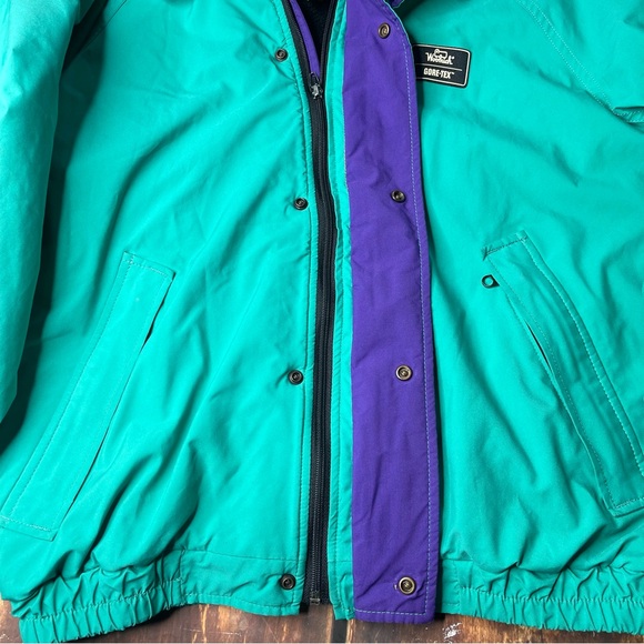 Vintage Woolrich Gore-Tex Coat. Large. Teal. - Picture 6 of 8